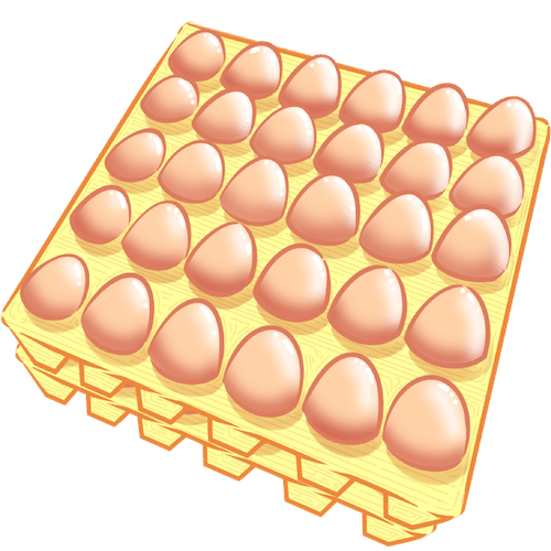 60 Fresh Eggs