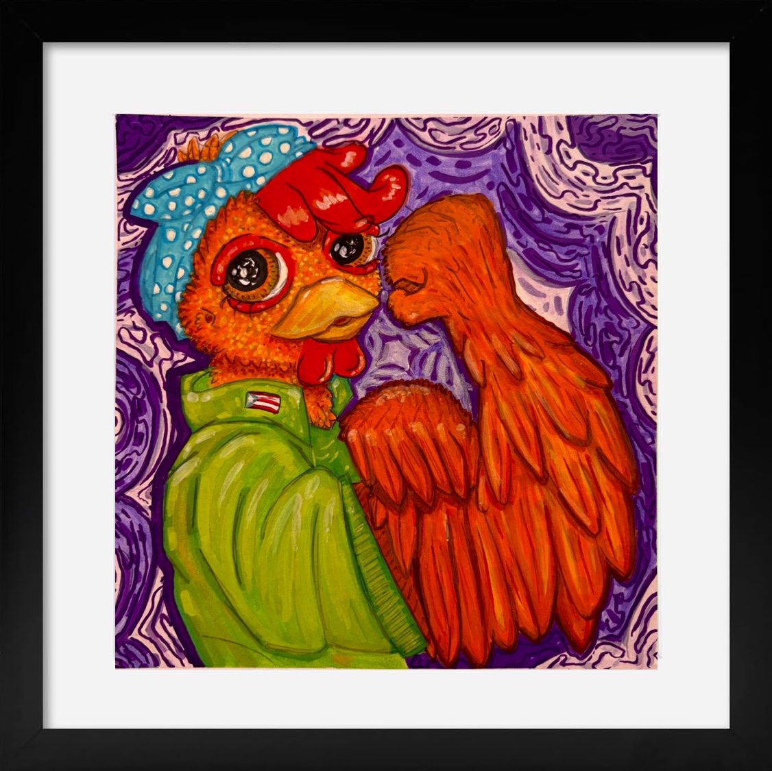 chicken do it the strong chick is up for a challenge